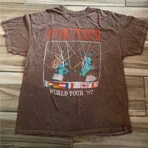 Pink Floyd Brown Graphic Tee